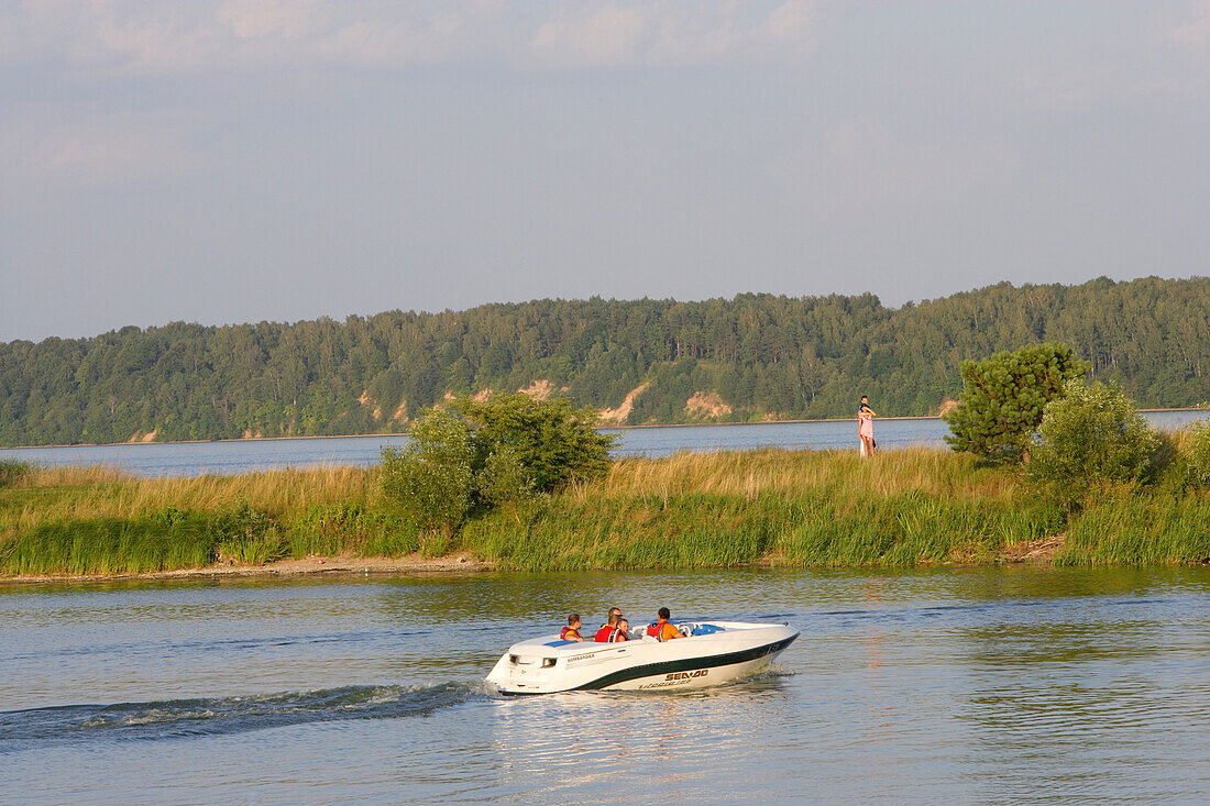 Kaunas lagoon, Memel reservoir in Kaunas, Lithuania
