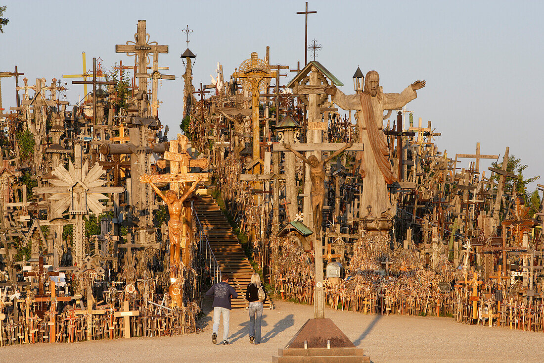 Mountain of crosses in Siauliai, Lithuania