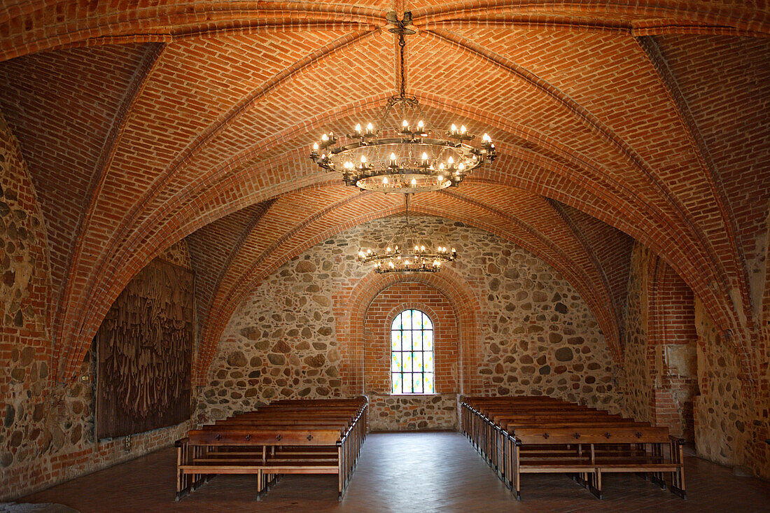 Kapelle in der Inselburg von Trakai, Litauen