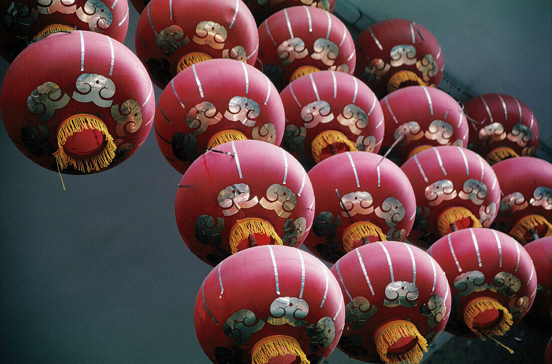 Red lanterns. China