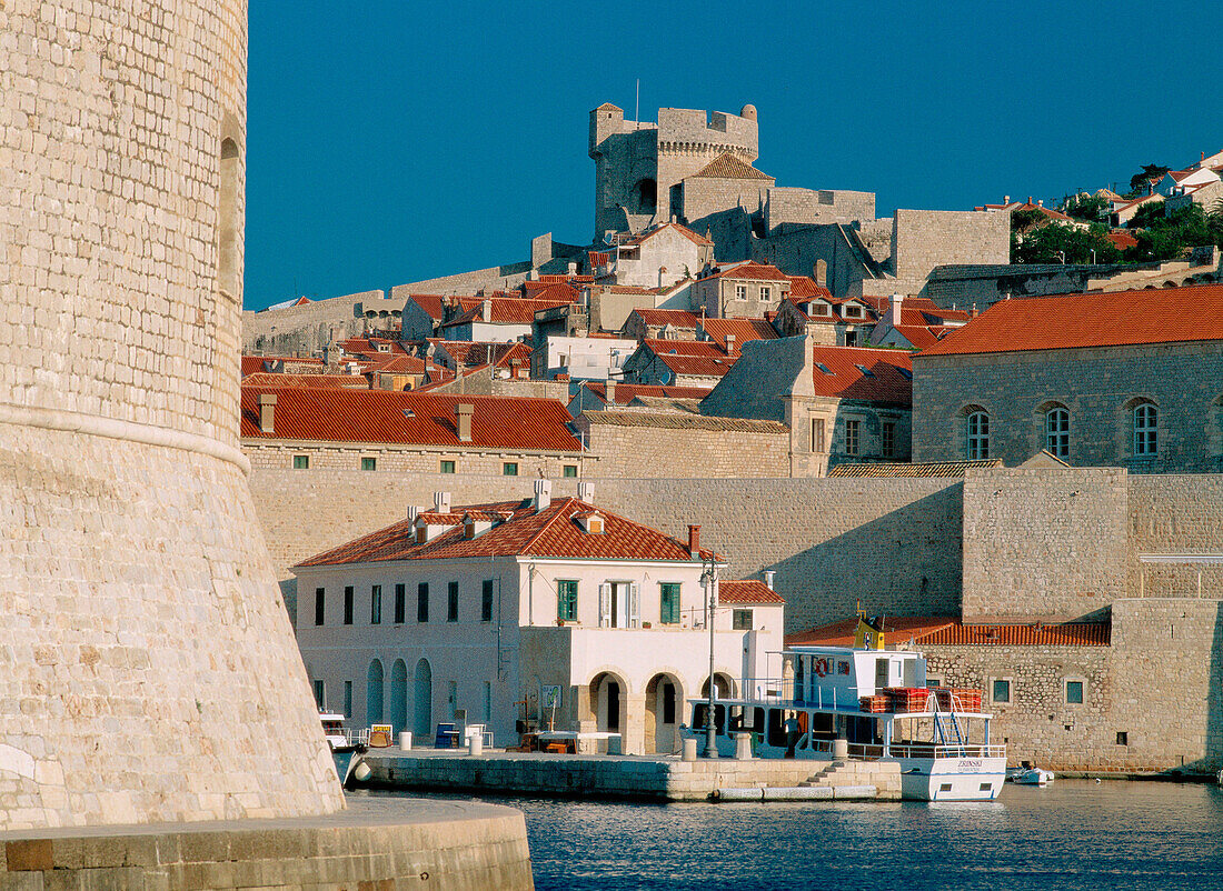 Old harbour. Dubrovnik. Croatia