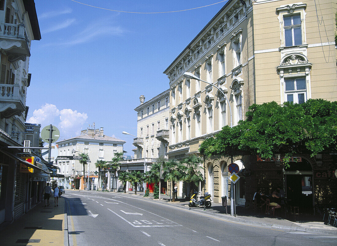 Shops. Opatija. Istria. Croatia