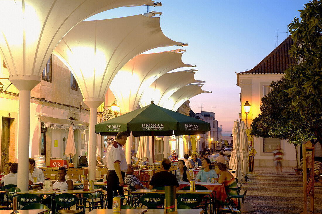 Portugal, Algarve, Vila Real do Santo Antonio, Cafe