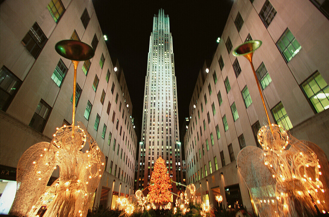 Christmas at Rockefeller Center. New York City. USA