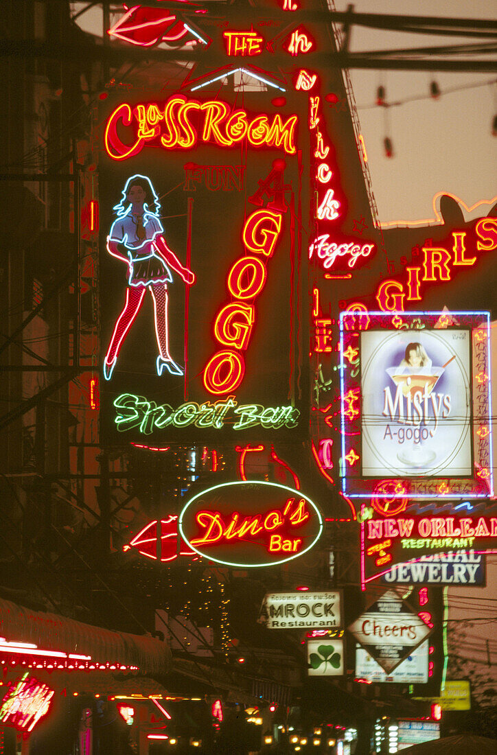 Red light district. Pattaya. Thailand