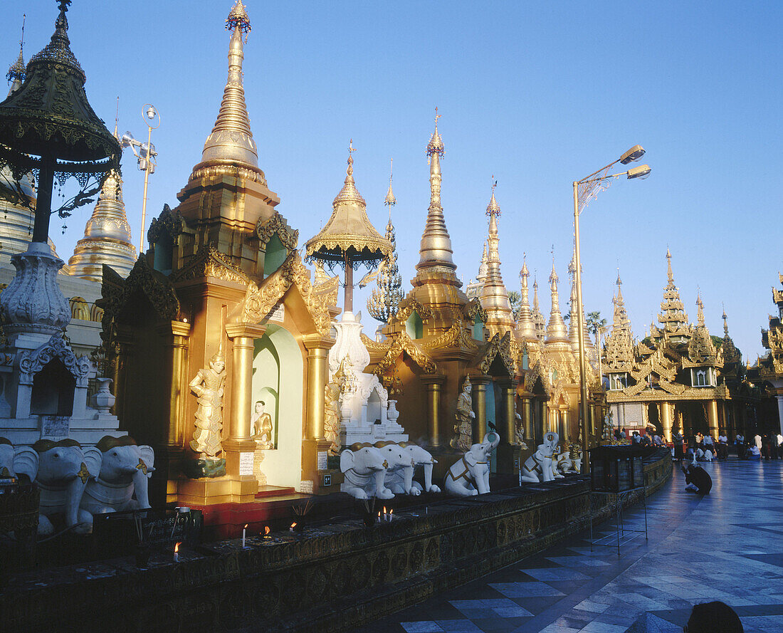 Shwedagon Pagoda. Yangoon. Myanmar