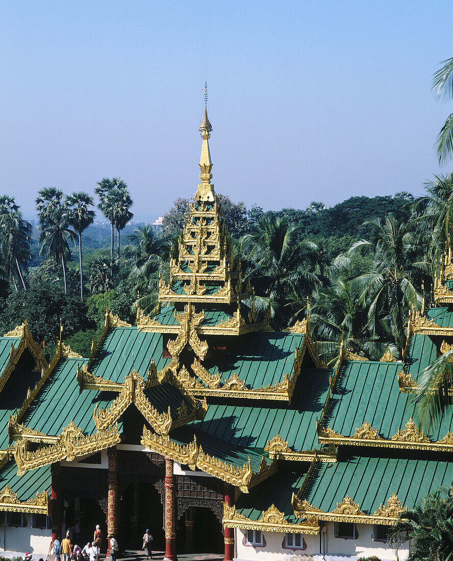 Shwedagon Pagoda. Yangoon. Myanmar