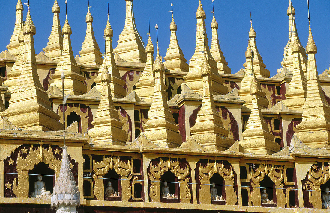 Thanboddhay Srhine Pagoda. Monywa. Mandalay Division. Myanmar (Burma) .