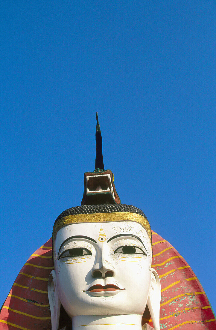 Giant Buddha statue. Amarapura. Mandalay. Myanmar (Burma).