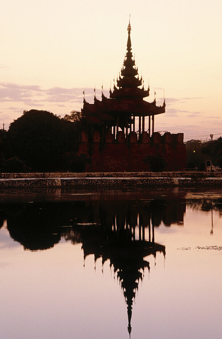 The Royal Palace. Mandalay. Myanmar (Burma).