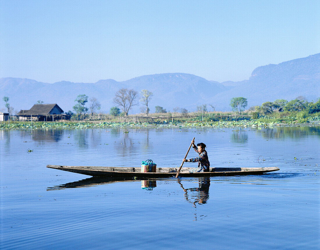 Lin-Gin Monastery. Inle Lake. Shan State. Myanmar.