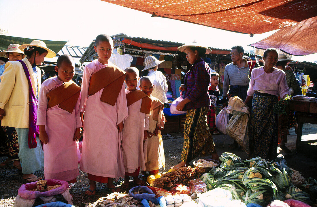 Market at Kalaw. Shan State. Myanmar.