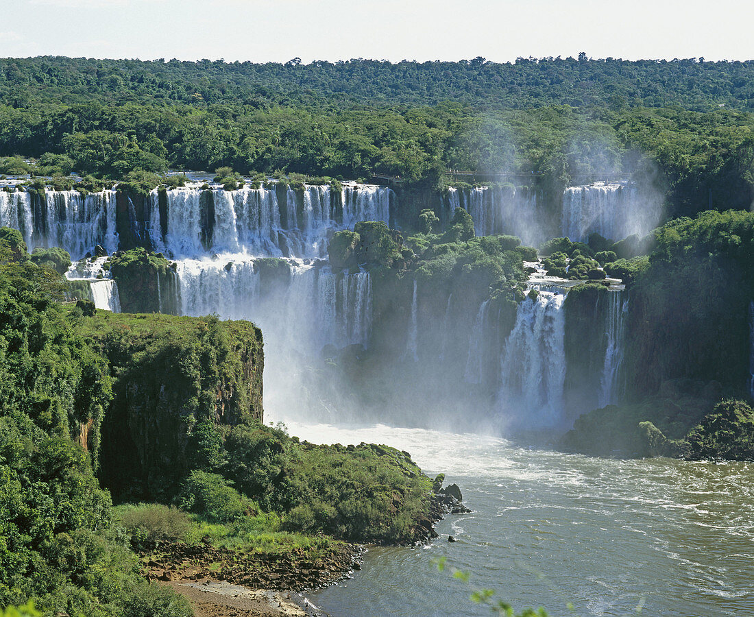 Iguazu Waterfalls, Iguazú National Park. Argentina-Brazil border