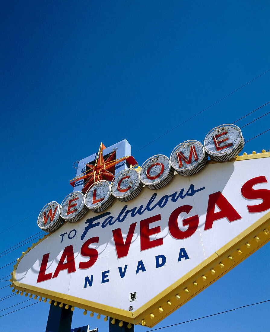 Las Vegas sign. Nevada, USA