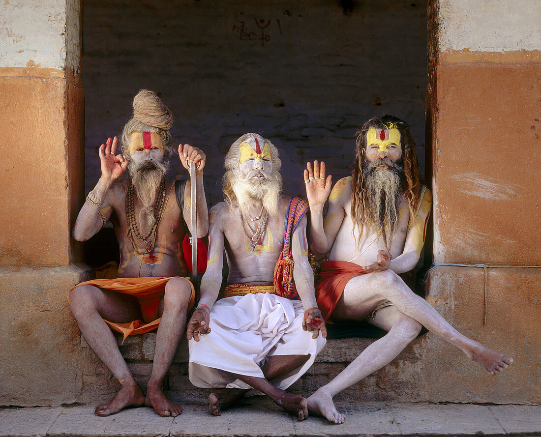 Sadhu. Pashupatinath Hindu temple. Kathmandu. Nepal.