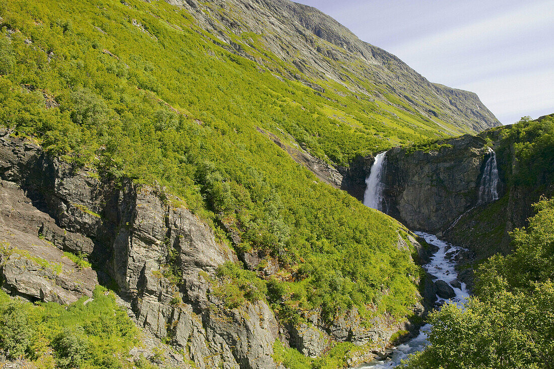 Creek at Videseter. Strynflellet Mountain, Norway