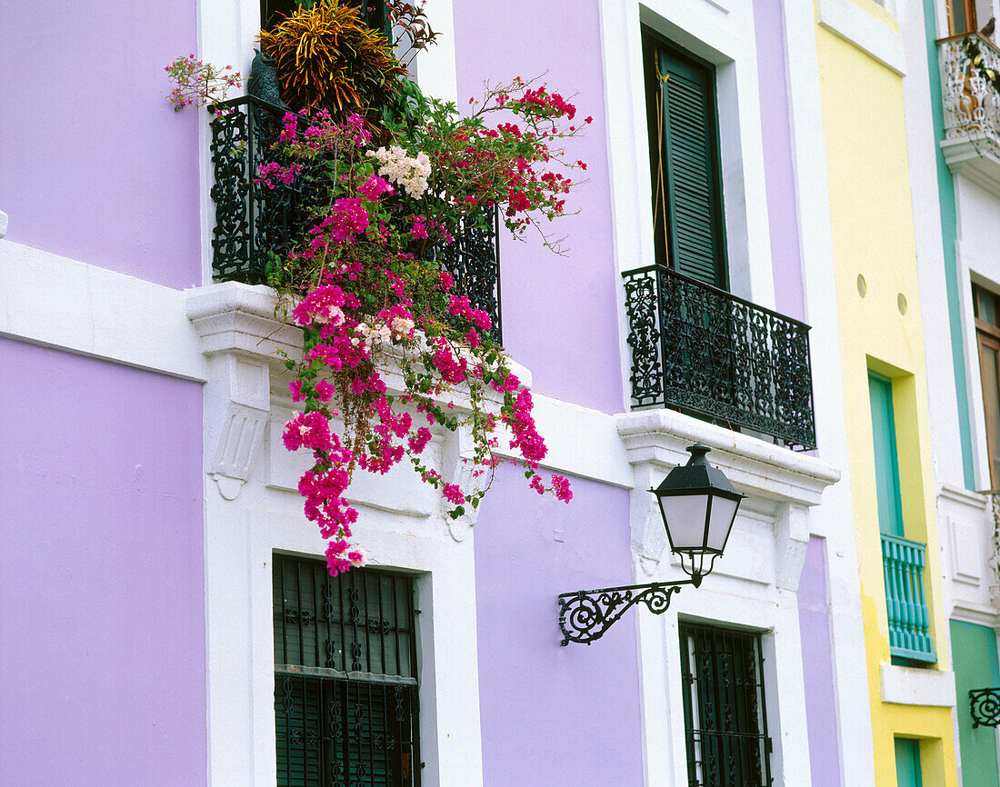 Colonial town. San Juan. Puerto Rico