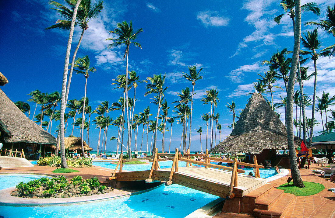 Resort at Bavaro Beach. Punta Cana. Dominican Republic