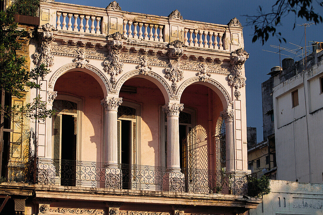Havana, Cuba. Building on El Paseo del Prado