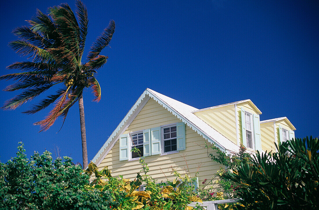 House at Bahamas Islands. Caribbean