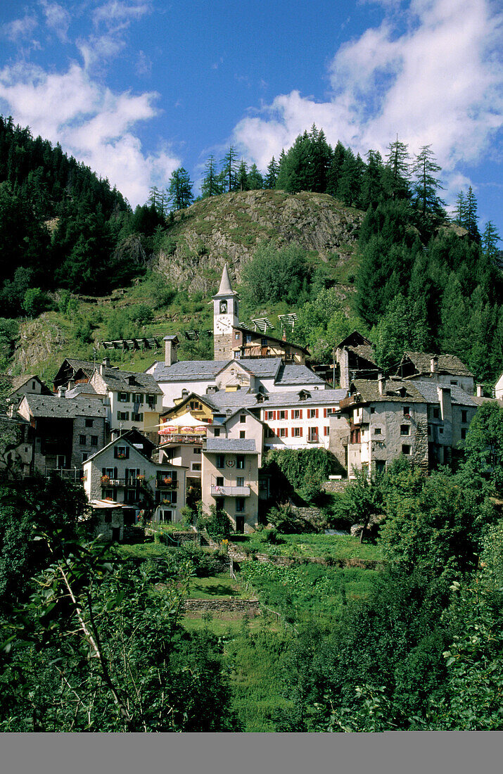 Fusio. Maggia Valley. Tessin. Switzerland