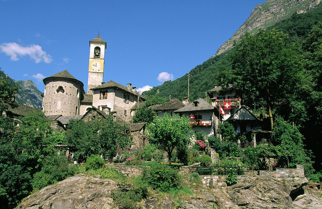 Lavertezzo. Verzasca Valley. Tessin. Switzerland