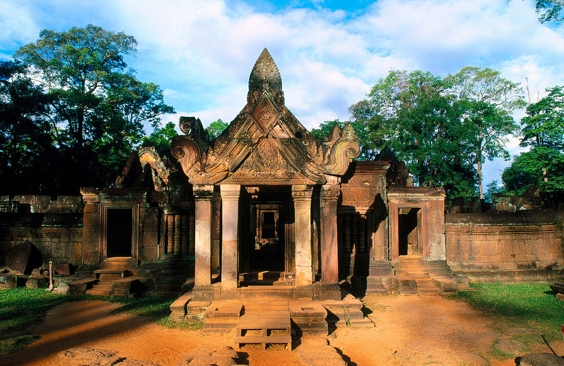 Banteay Srei Temple in Angkor. Cambodia