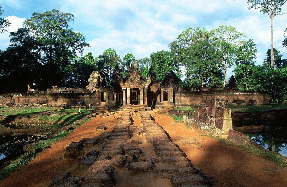 Banteay Srei Temple in Angkor. Cambodia