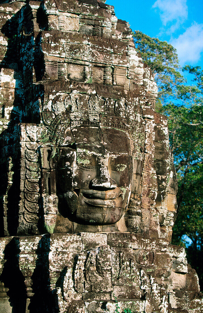 Sculpture in Bayon Temple. Angkor. Siem Reap. Cambodia