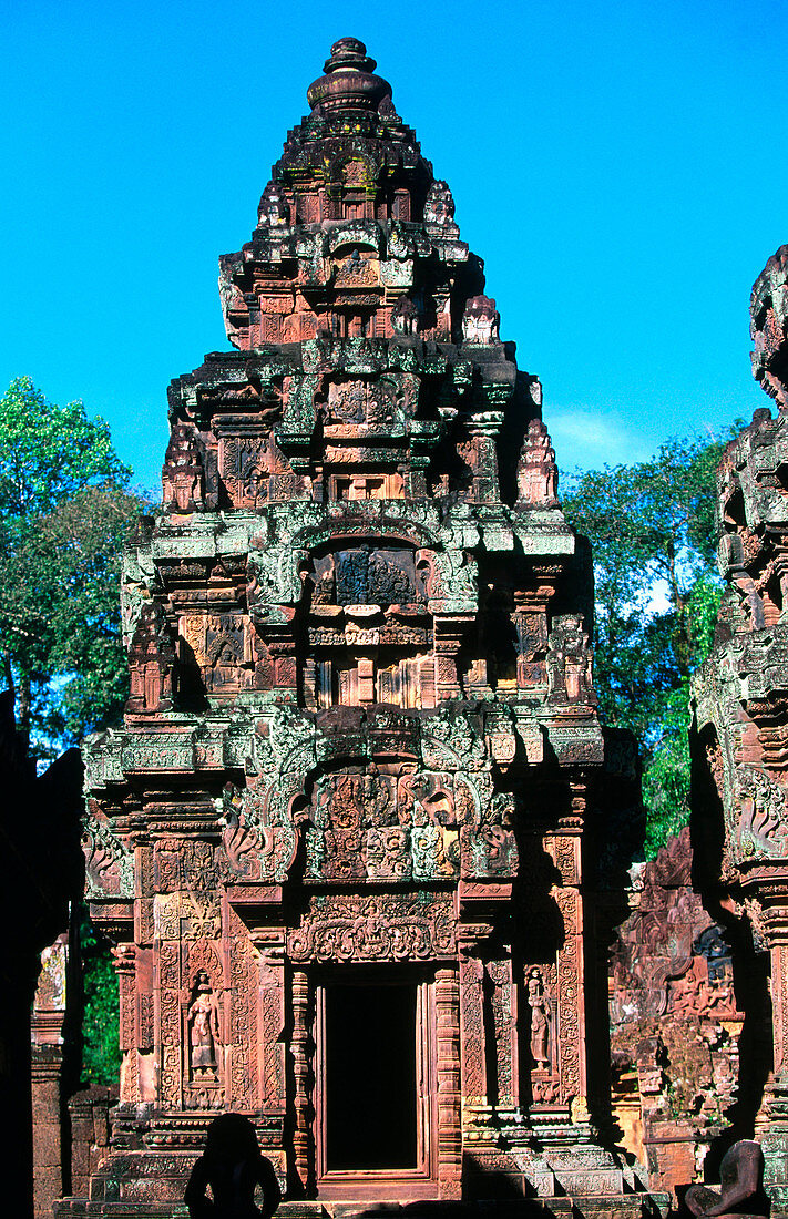 Banteay Srei Temple in Angkor. Cambodia