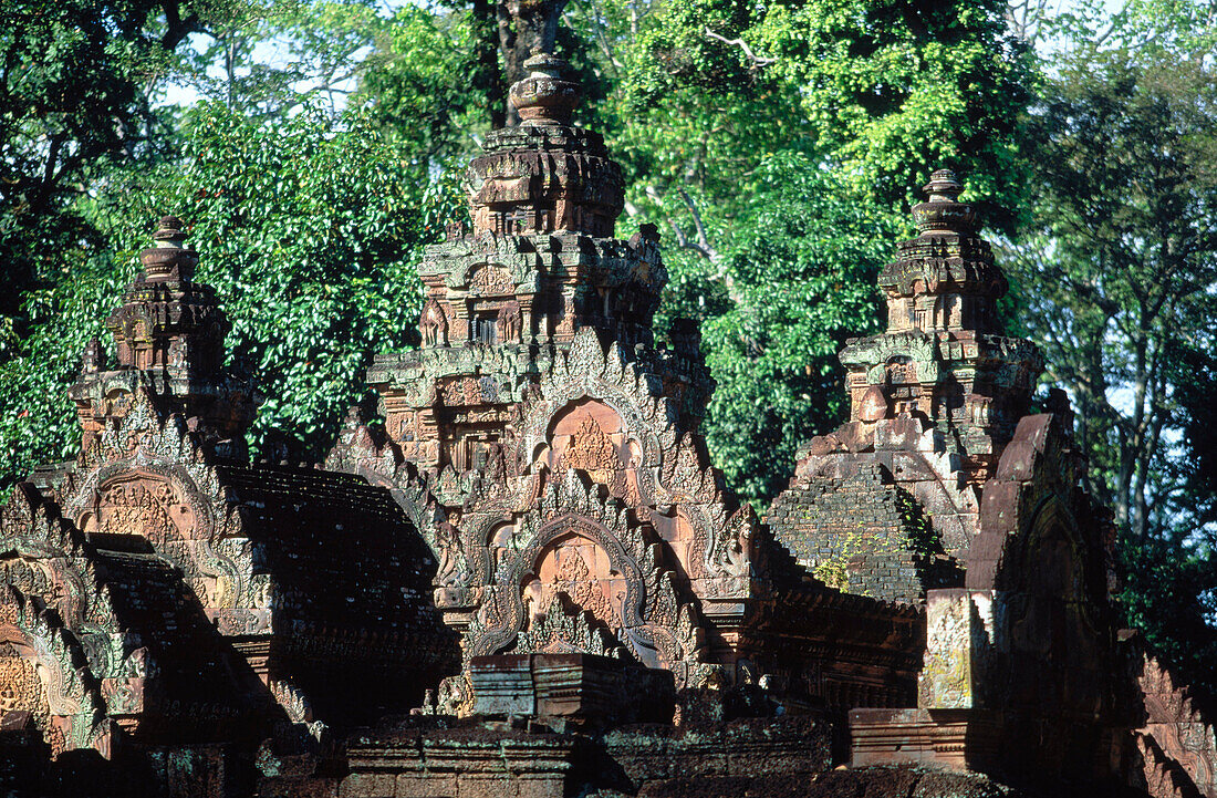 Banteay Srei Temple in Angkor. Cambodia