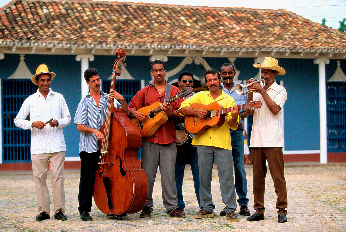 Music Band from Trinidad de Cuba. Cuba