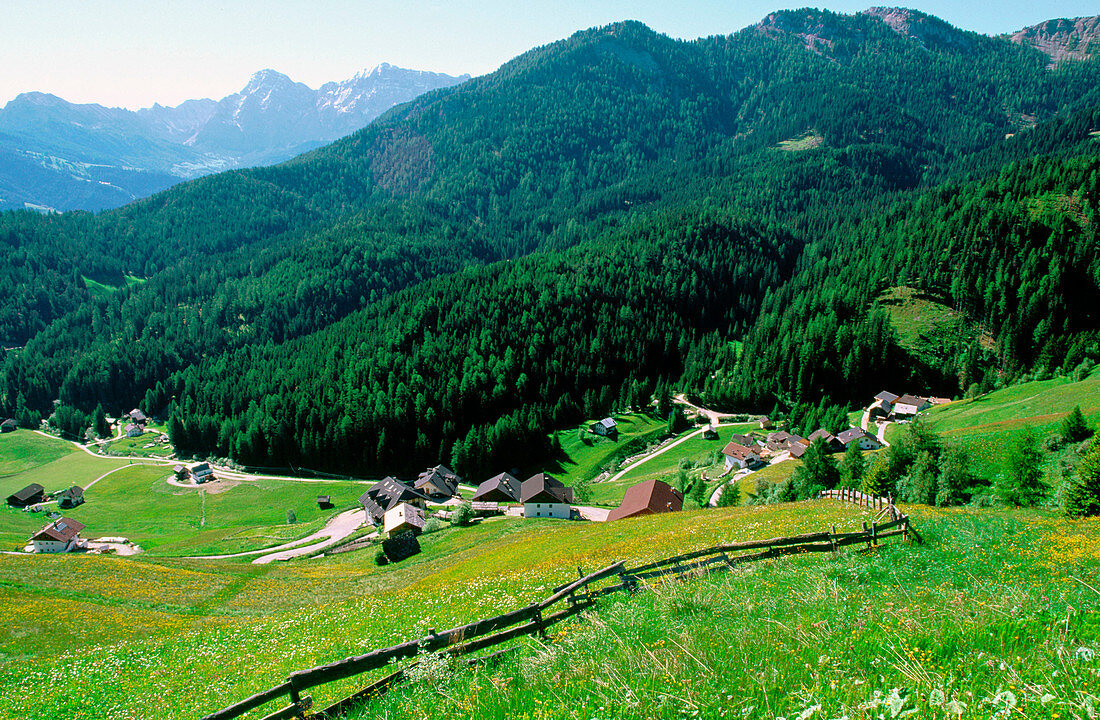 Val Badia and Dolomites. Alps. Italy