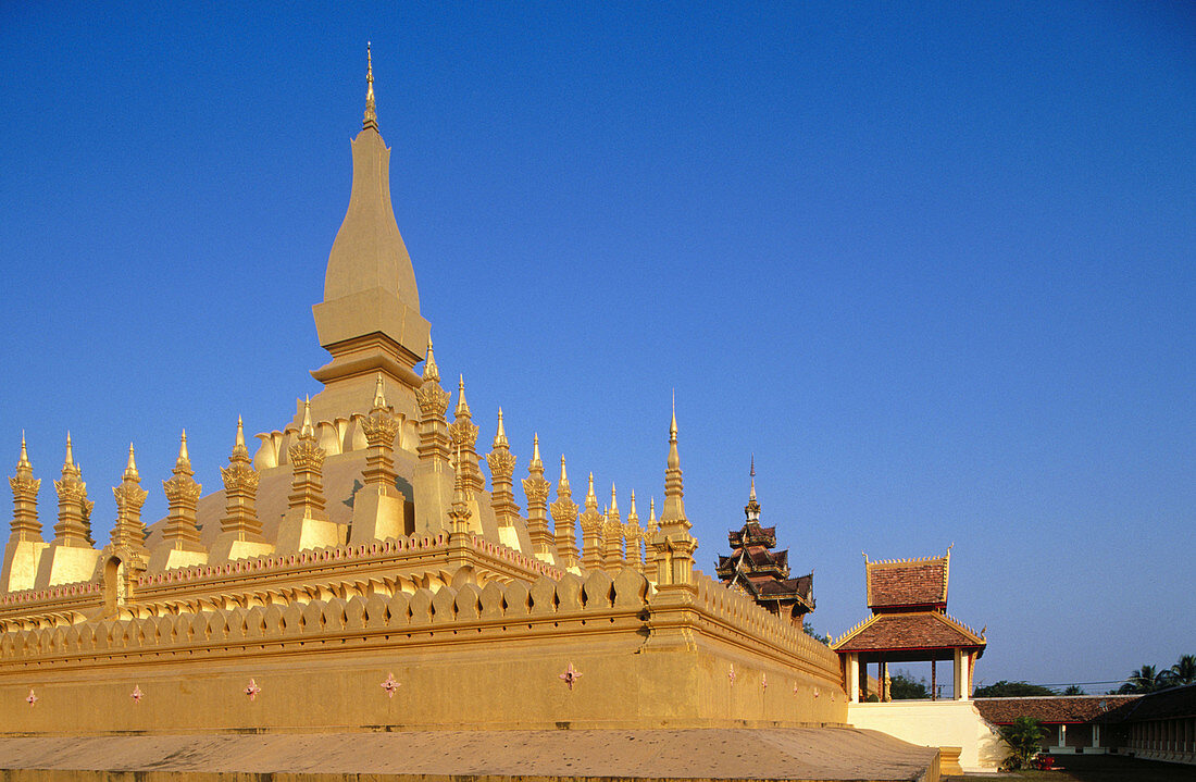 Golden stupa, Pha That Luang. Vientiane. Laos