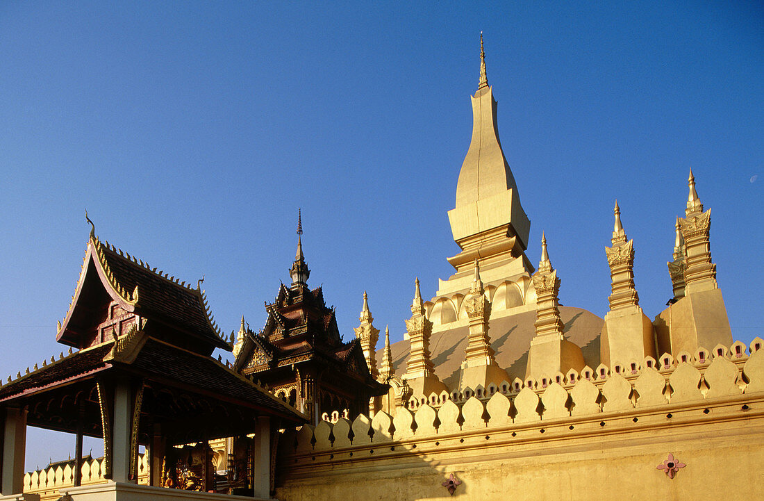 Golden stupa, Pha That Luang. Vientiane. Laos