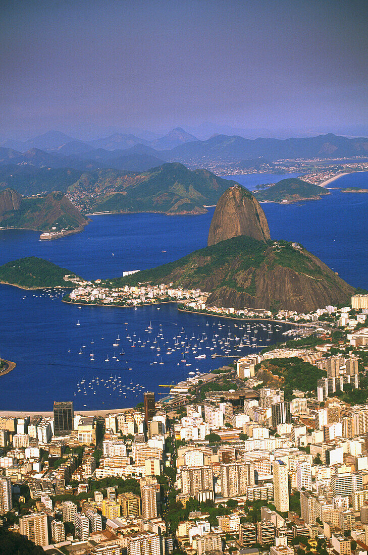 Rio de Janeiro viewed from Corcovado. Brazil