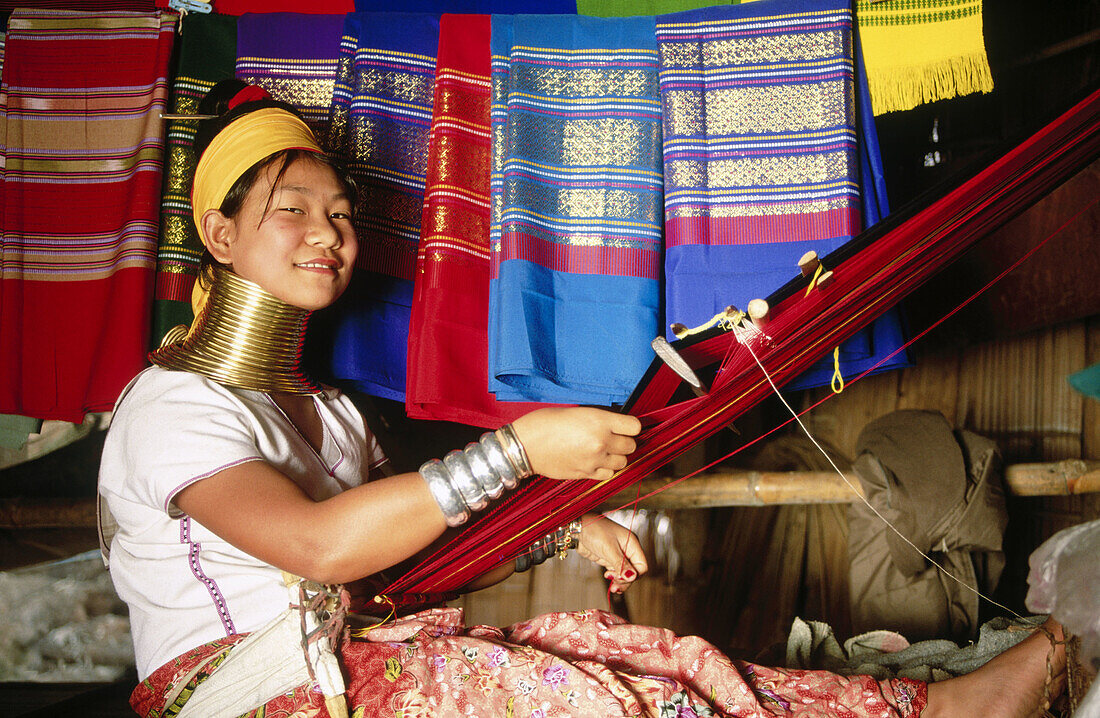 Woman. Karen Long Neck Hilltribe. Chiang Mai. Thailand