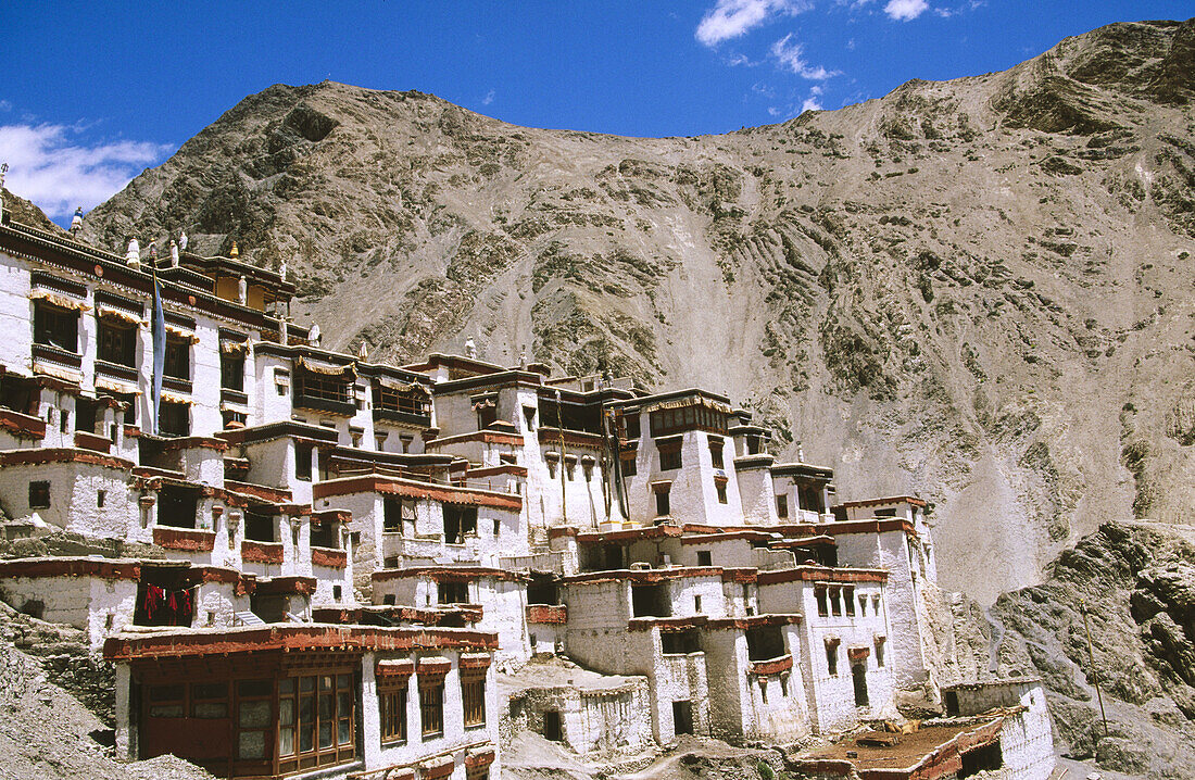 Rizong Monastery (also spelt as Rhidzong) in Ladakh. Jummu and Kashmir, India