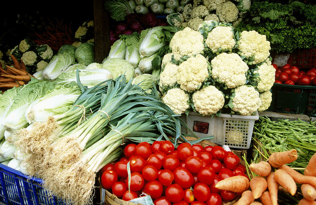 Market in Bedugul. Bali, Indonesia