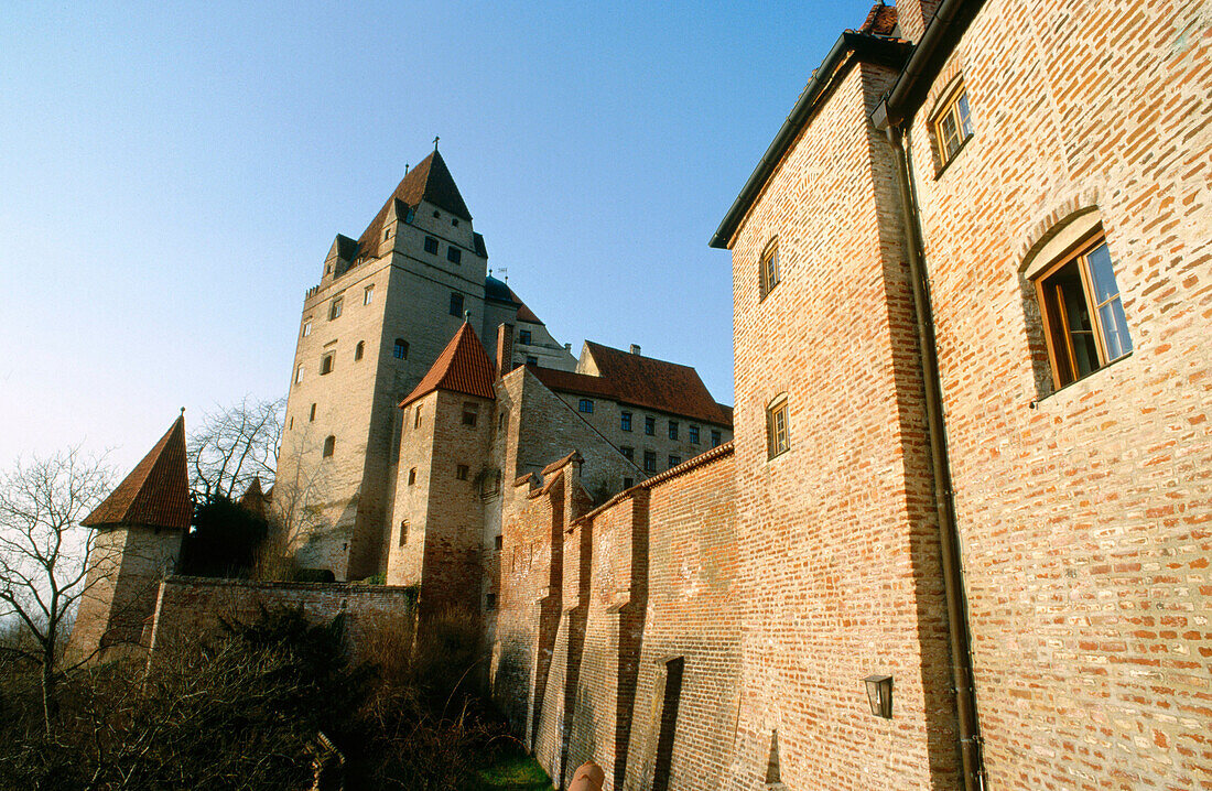 Trausnitz Castle in Landshut. Bavaria. Germany