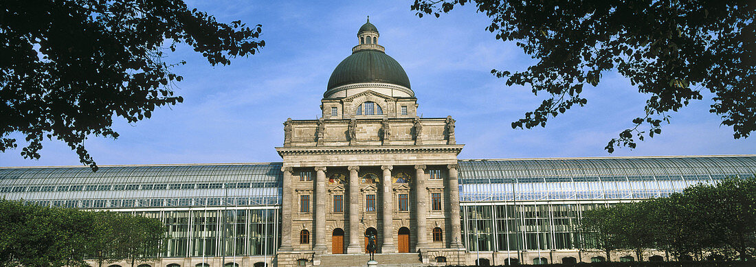 Bavarian State Chancellery (Bayerische Staatskanzlei). Munich. Bavaria, Germany