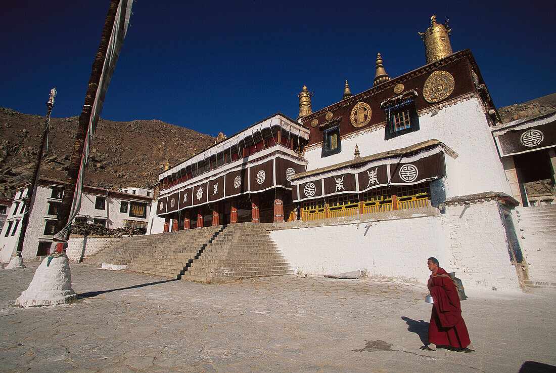 Main assembly hall. Drepung monastery. Lhasa. Tibet