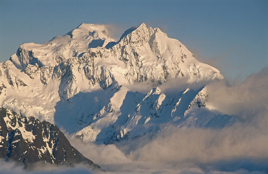 Mt Tutuko. Highest peak in Fiordland NP. View from Conical Hill. Routeburn Track. New Zealand