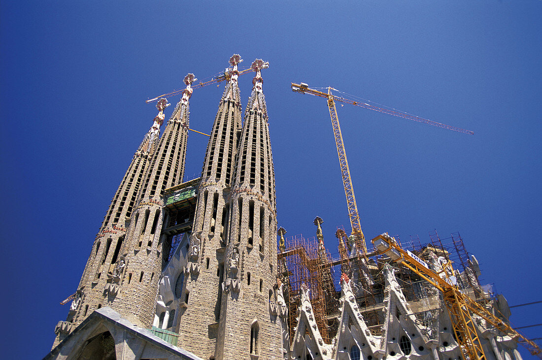 Sagrada Familia temple by Gaudí. Barcelona, Spain
