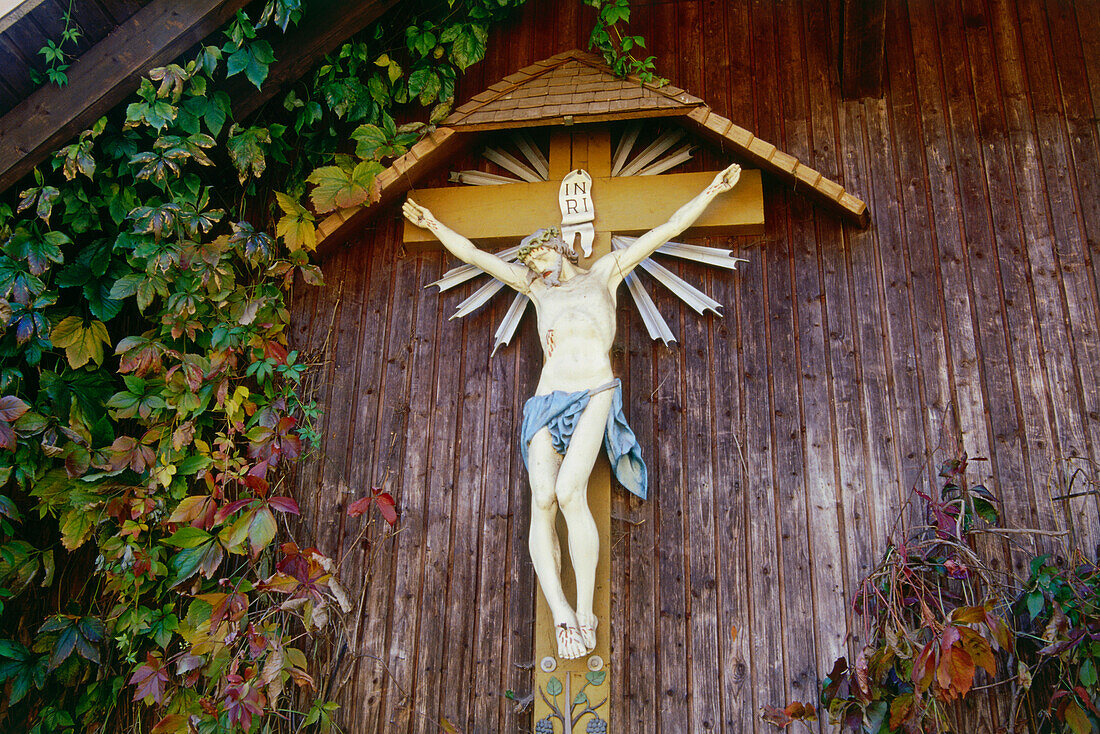 Crucifix near Sankt Margen, Black Forest, Baden Wurttemberg, Germany