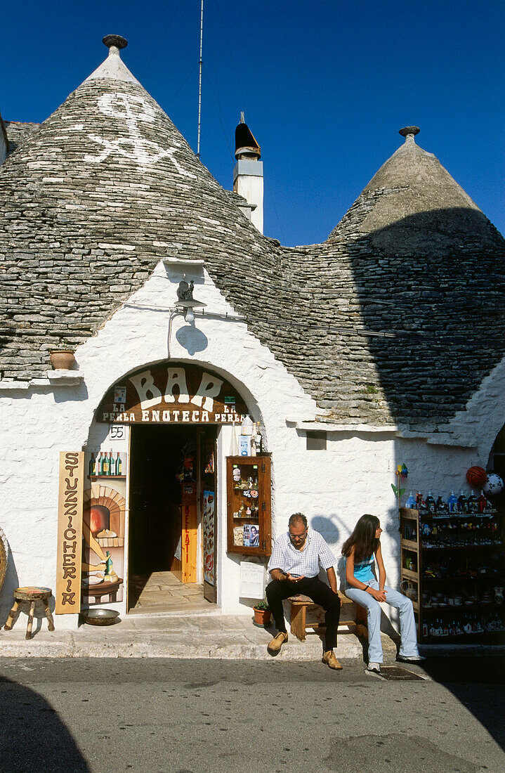 Trulli-Häuser in Alberobello, Apulien, Italien