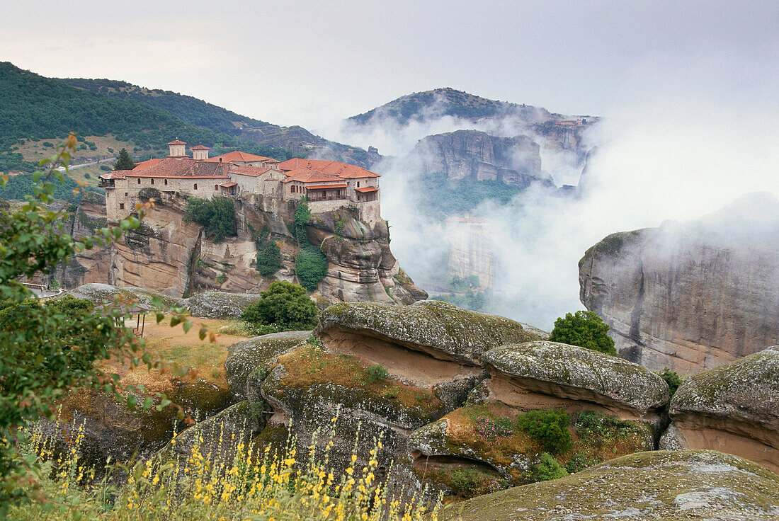 The Holy Monastery of Russanu and Varlaam in Meteora, Thessaly, Greece
