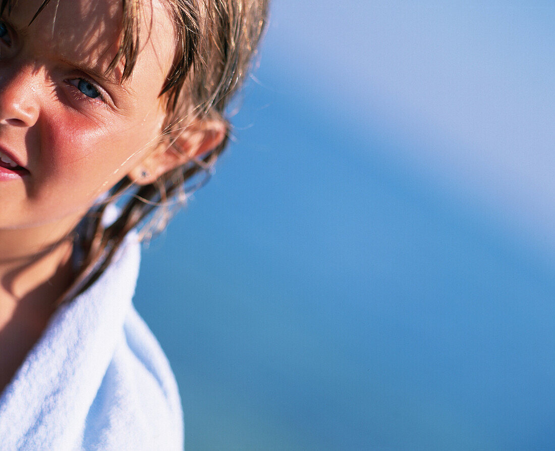 Girl close-up portrait