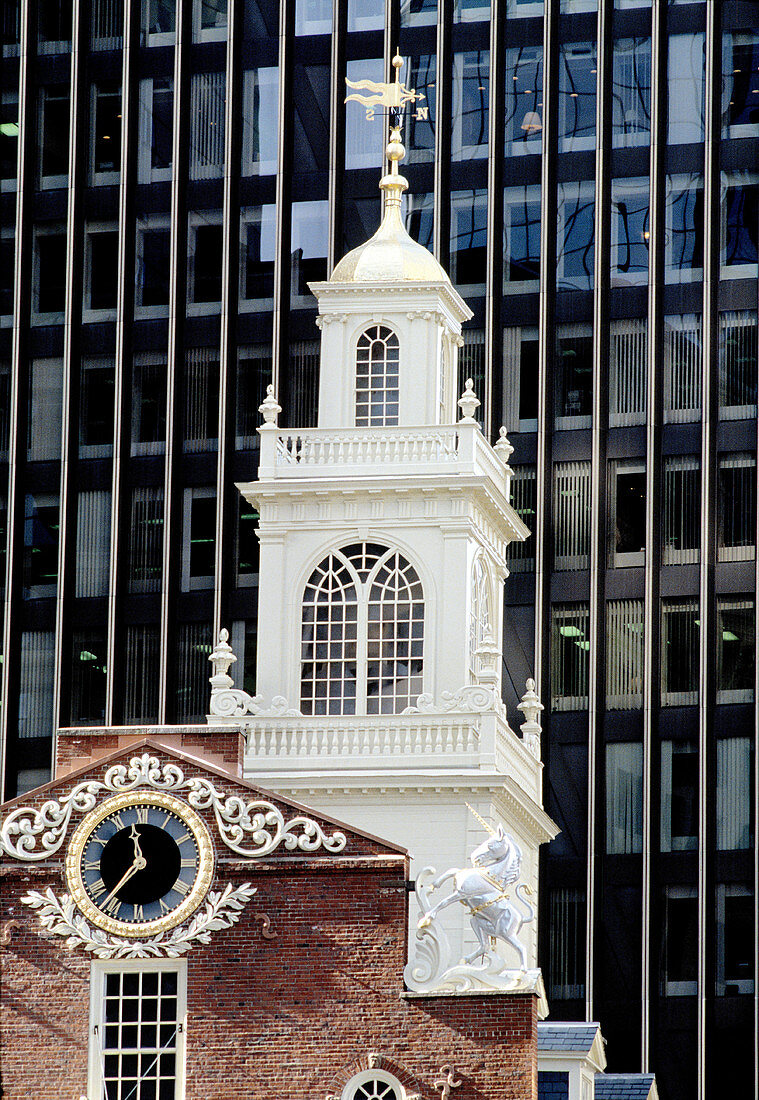 Old State House (1711-47). Boston. Massachusetts. USA