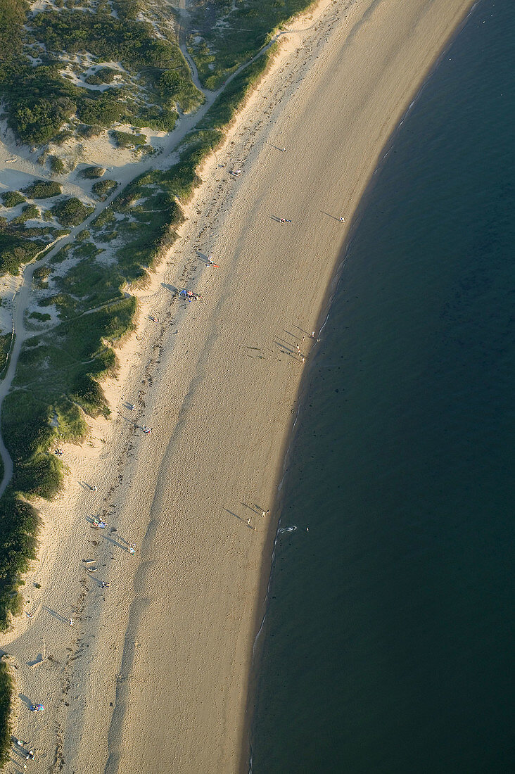 Race Point beach, aerial view, Provincetown, Cape Cod, Massachusetts. USA.